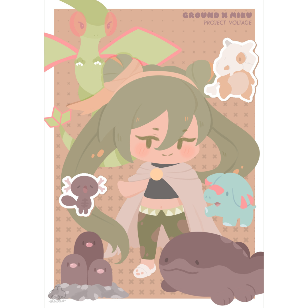 Project Voltage Ground Miku Print