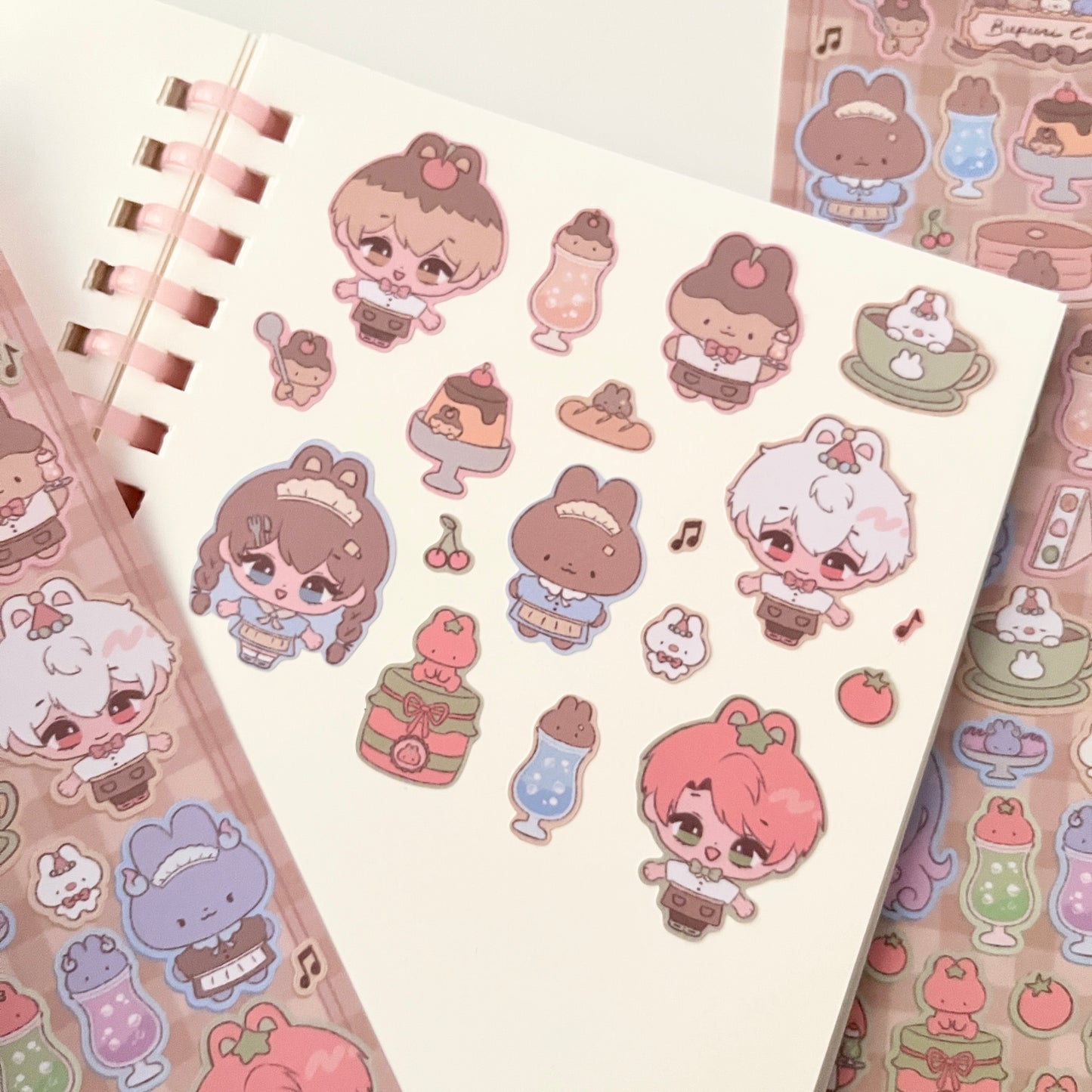 Bupuri Cafe Sticker Sheet