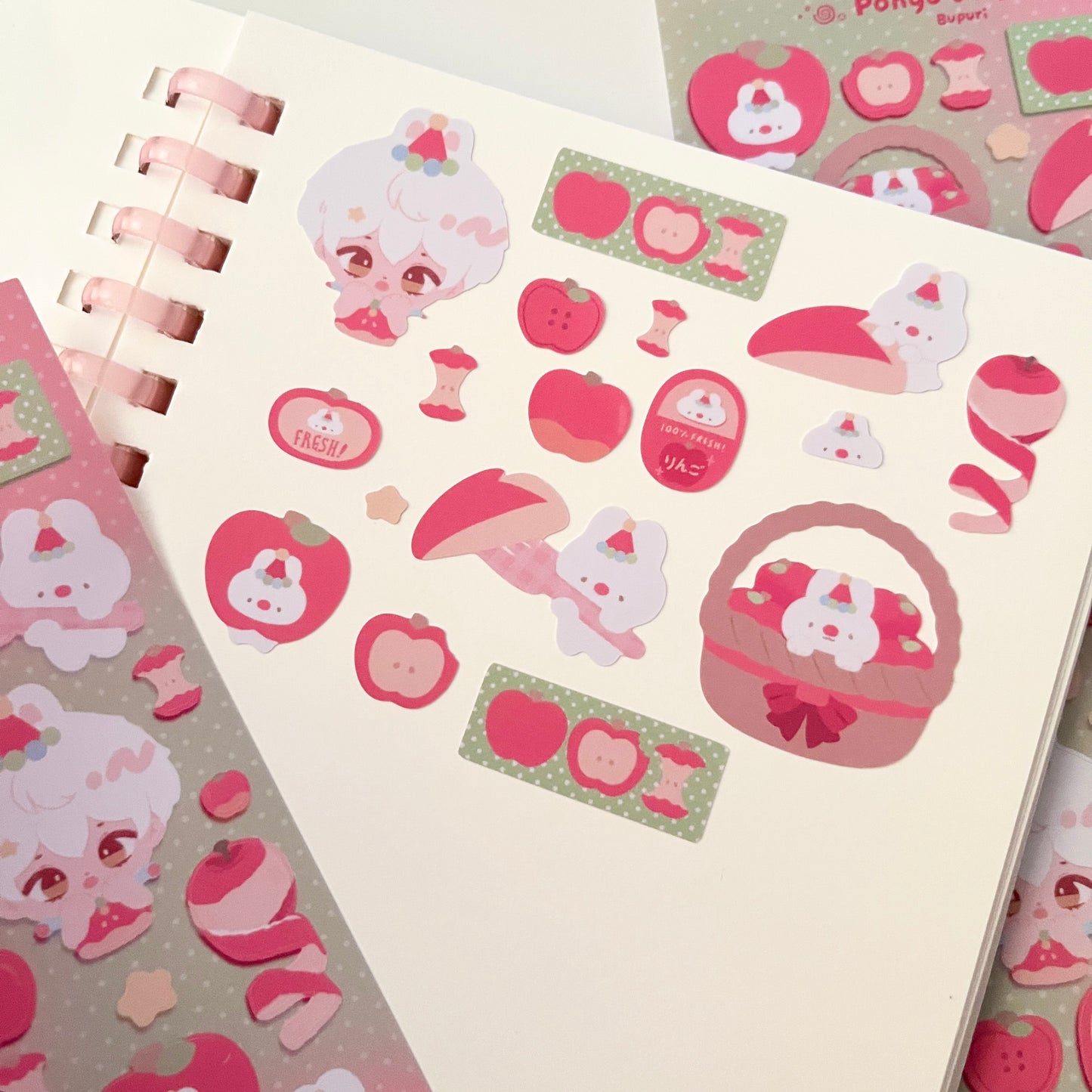 Pongo's Apple Sticker Sheet