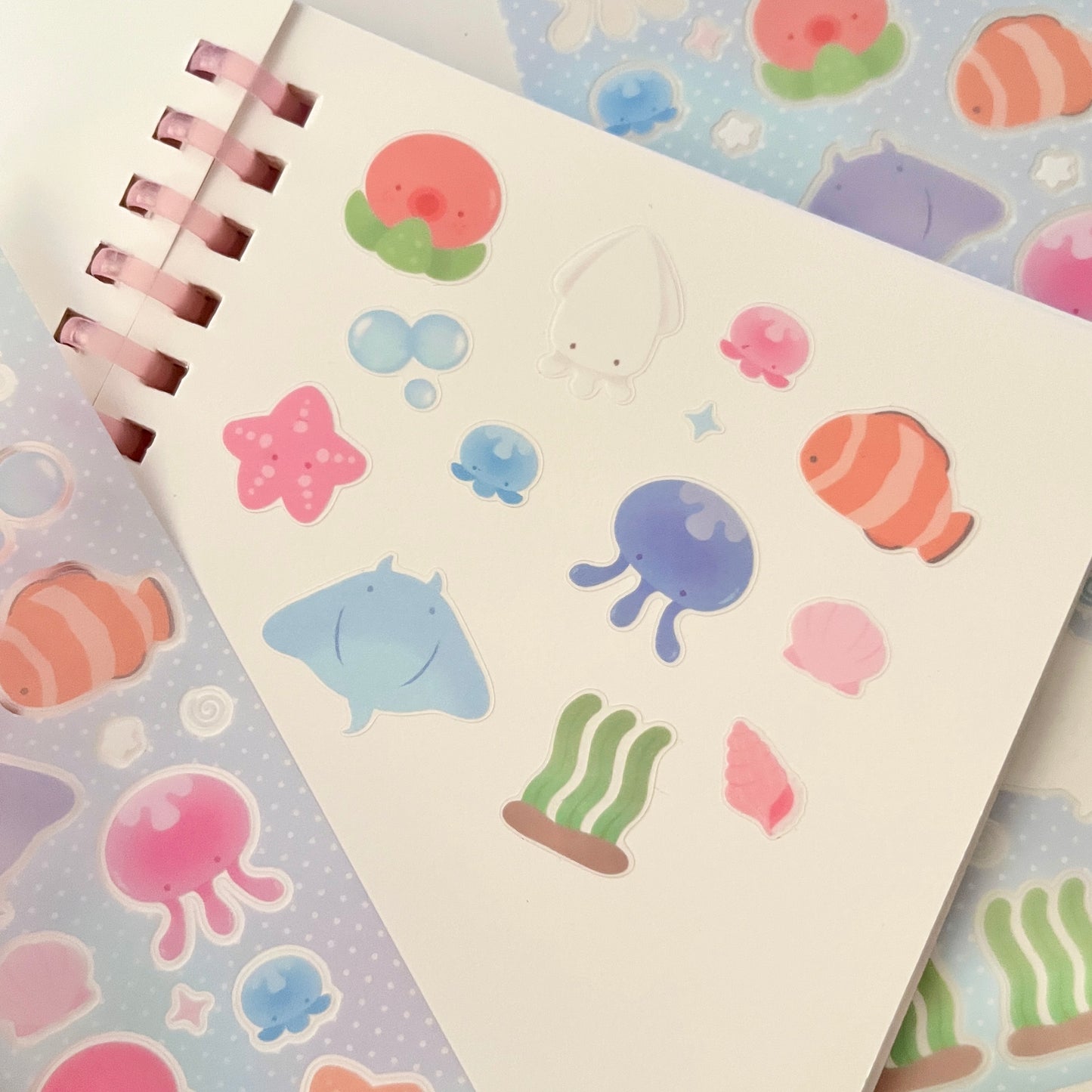 Silly Sea Pals Sticker Sheet