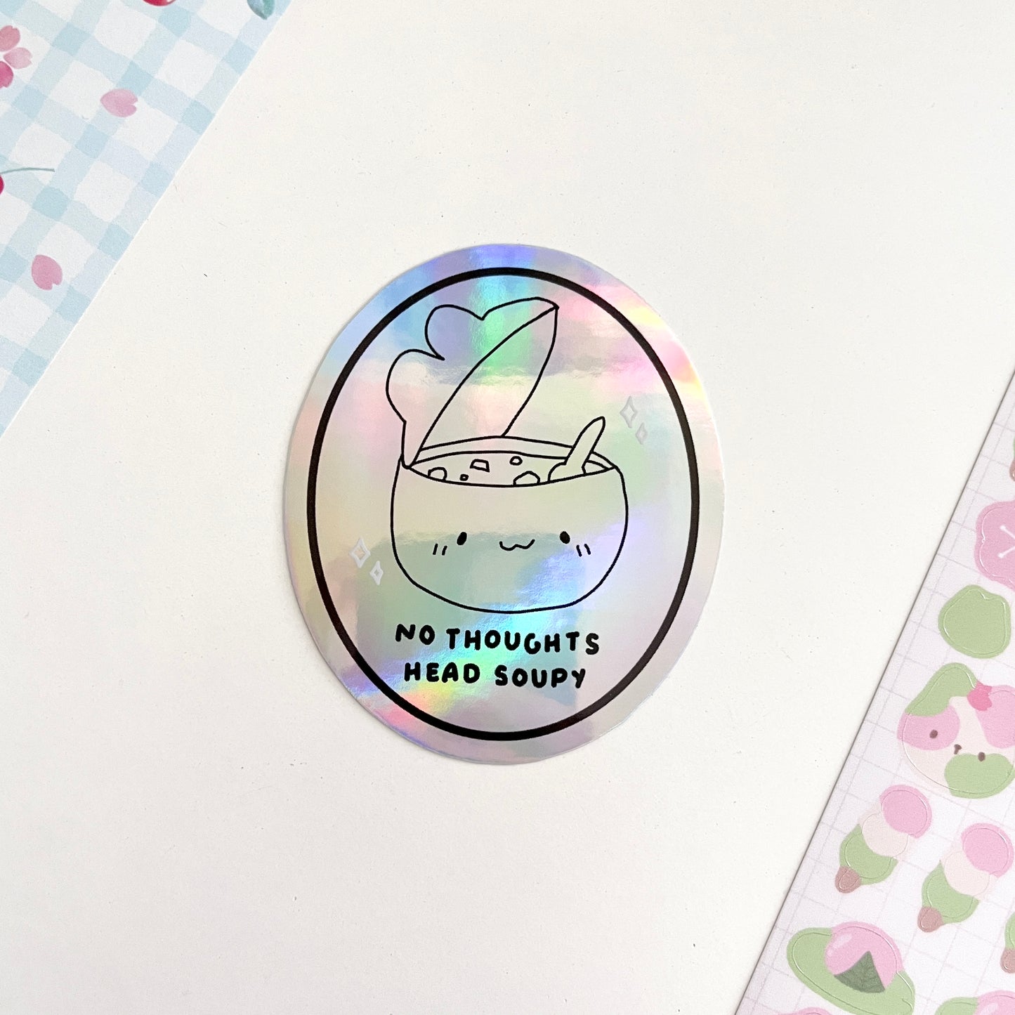 Head Soupy Holo Vinyl Sticker