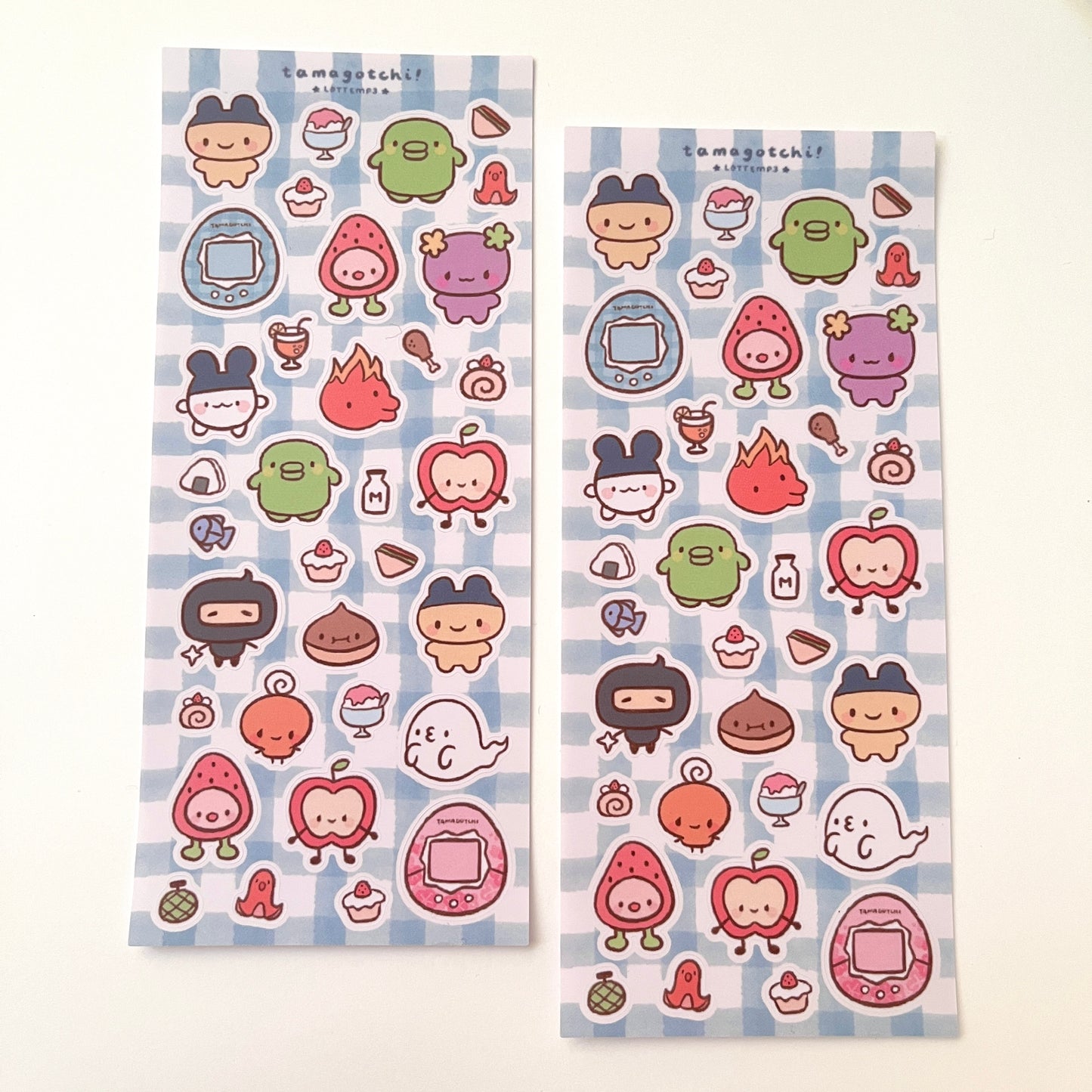 Tamagotchi Sticker Sheet