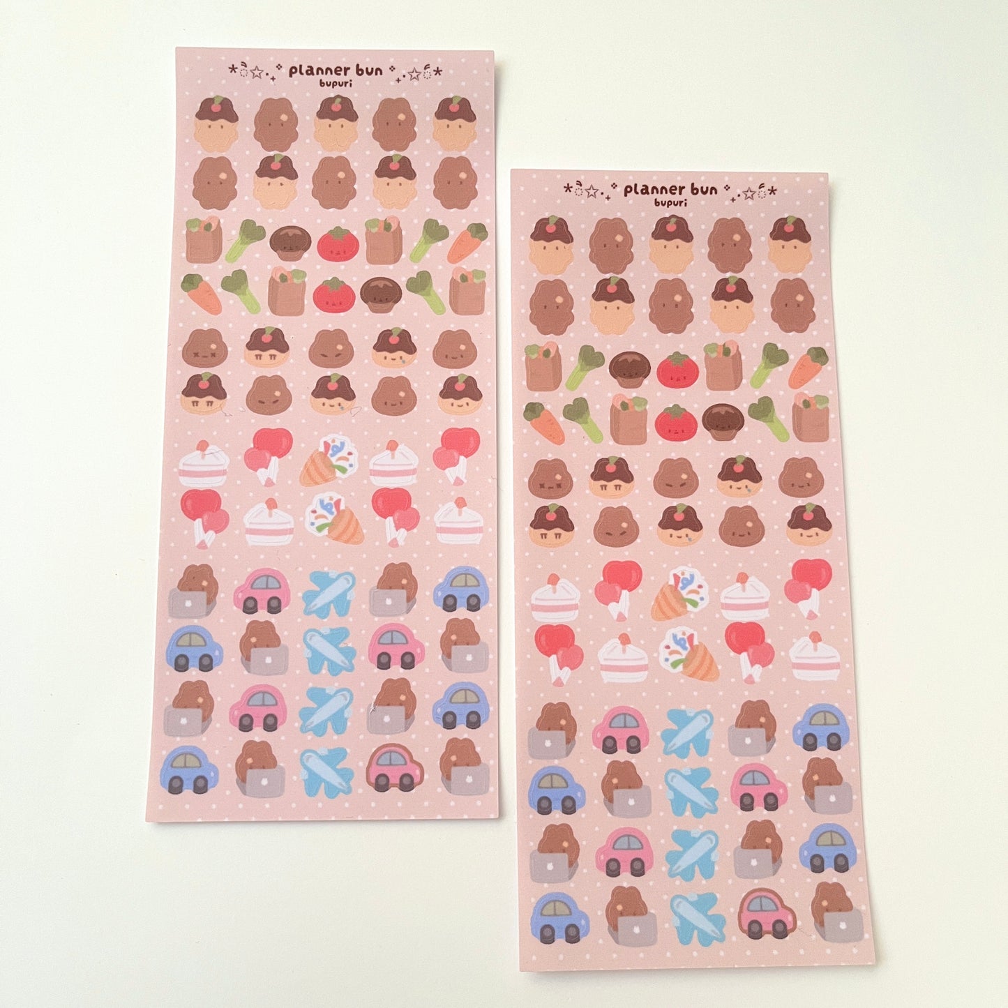 Planner Bun Sticker Sheet