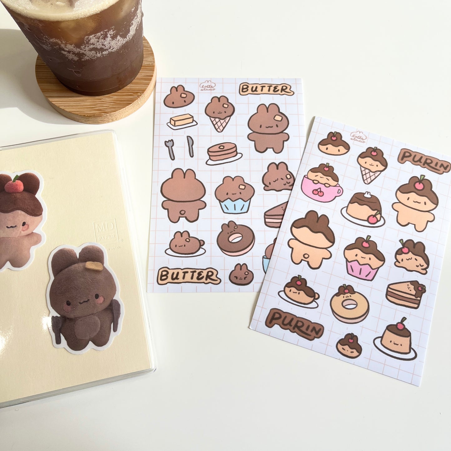 Butter Sweets Sticker Sheet