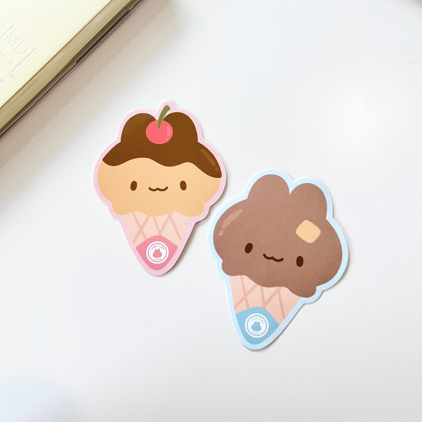 Butter Ice Cream Vinyl Sticker