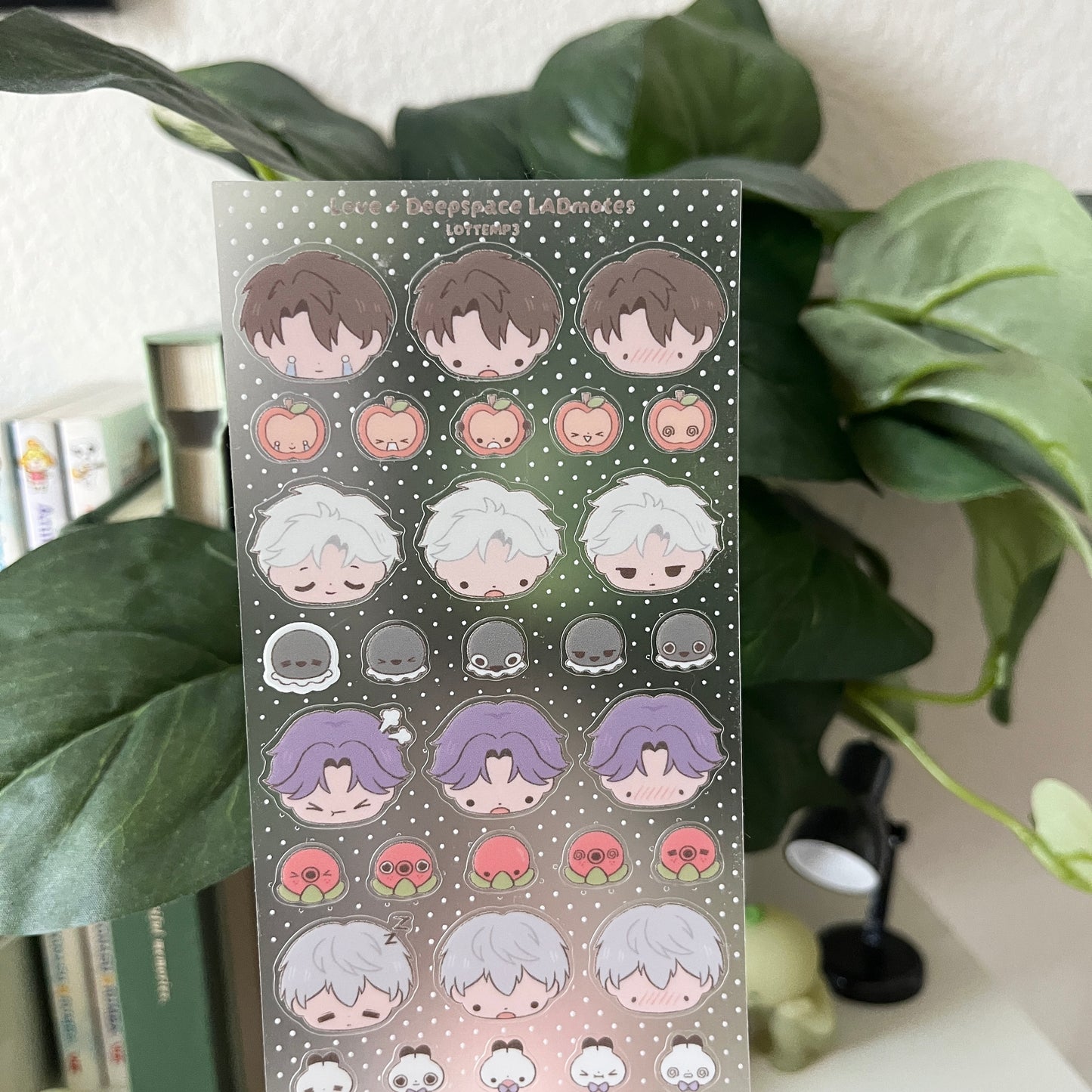 Bupuri Emote Sticker Sheet