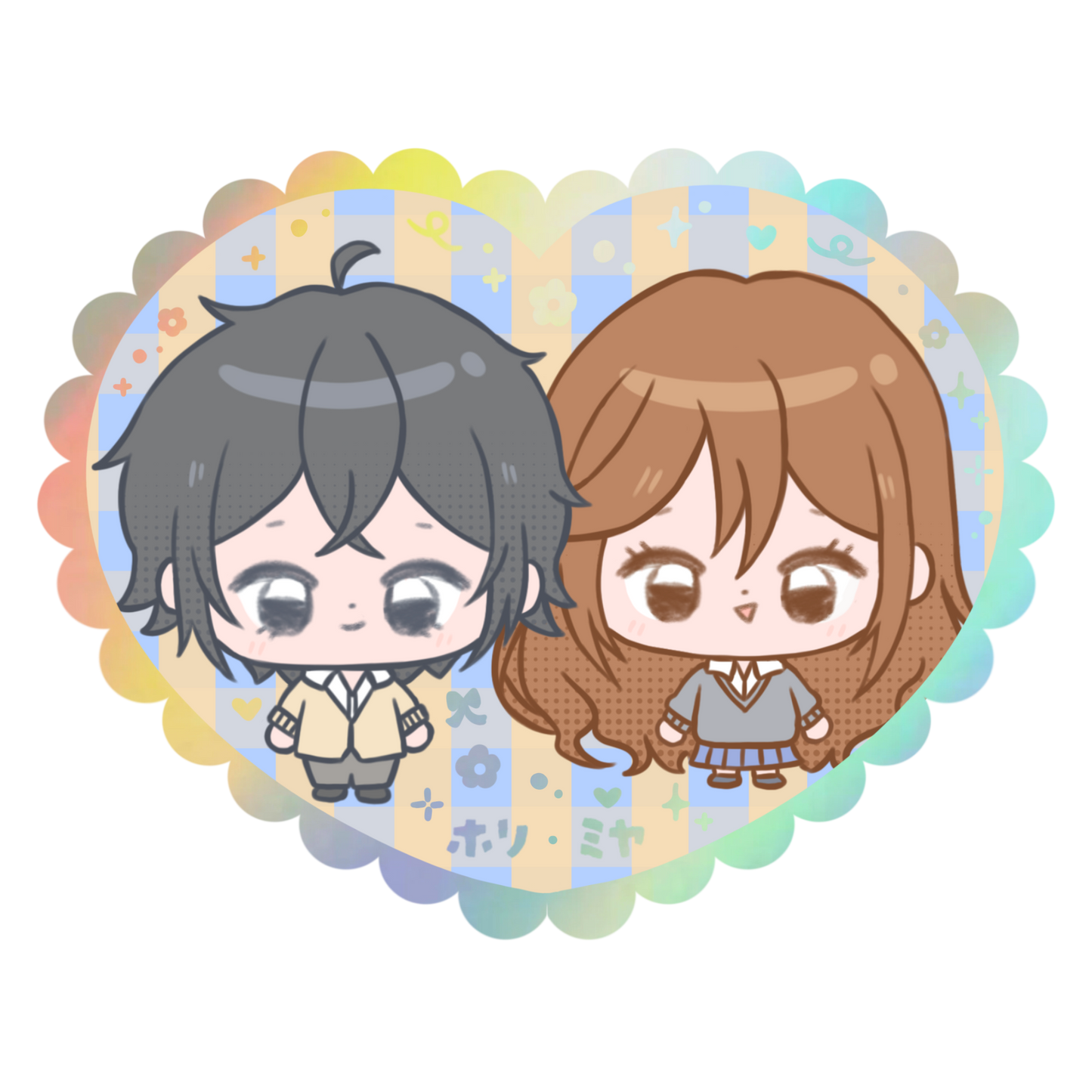 Horimiya Holographic Vinyl Sticker