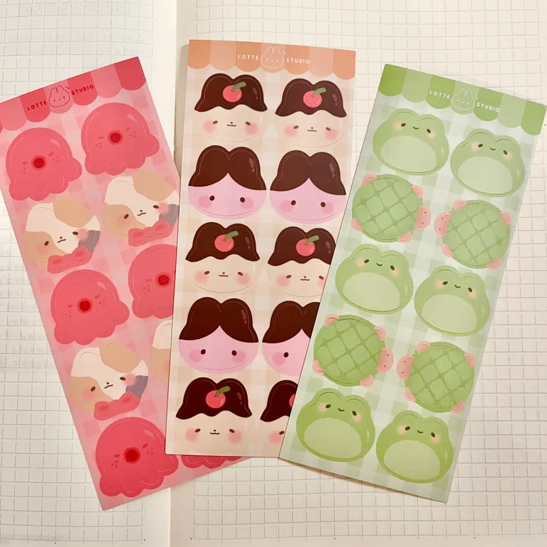 Frog Turtle Sticker Sheet