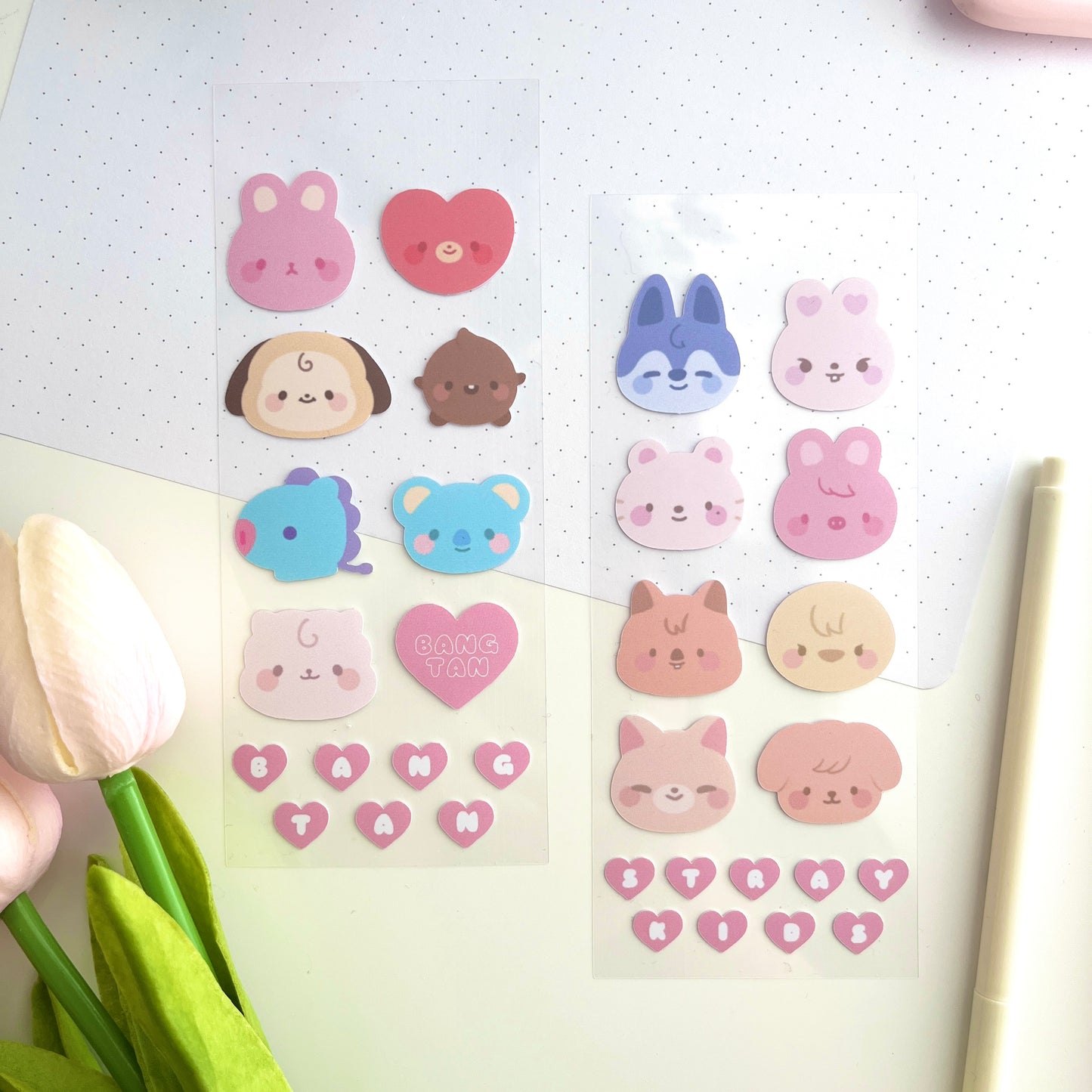 BT21 Heads Deco Sheet