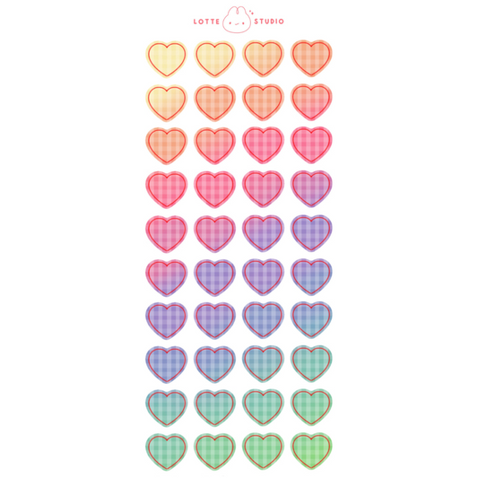 Heart Deco Sticker Sheet