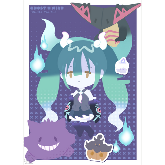 Project Voltage Ghost Miku Print