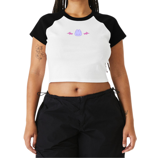 Devil Bun Black Baby Tee