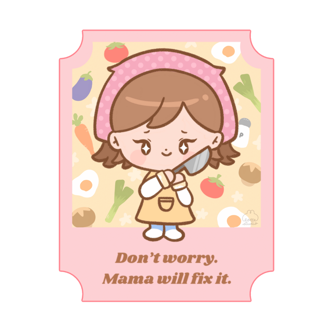 Cooking Mama Vinyl Sticker