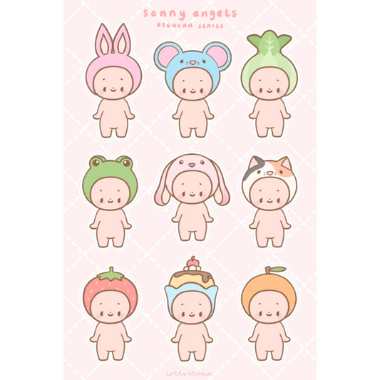 Sonny Angel Regular Series Sticker Sheet