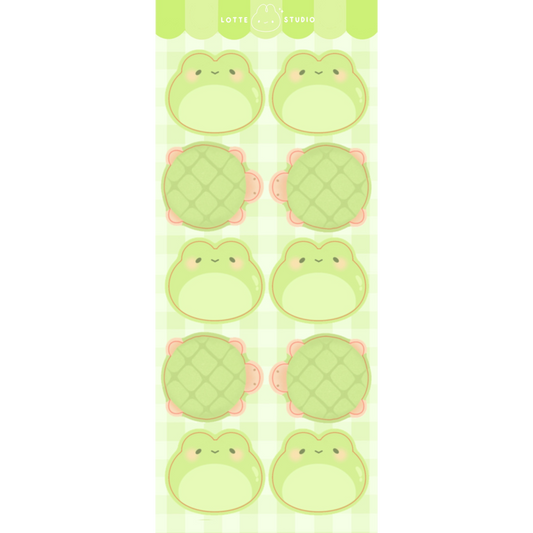 Frog Turtle Sticker Sheet