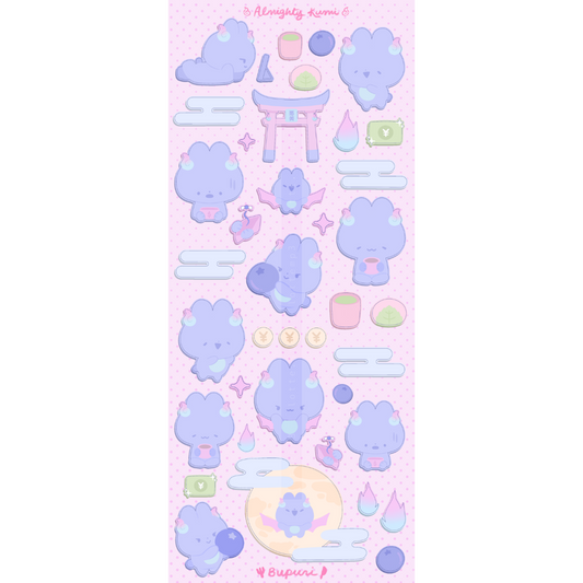 Almighty Kumi Sticker Sheet