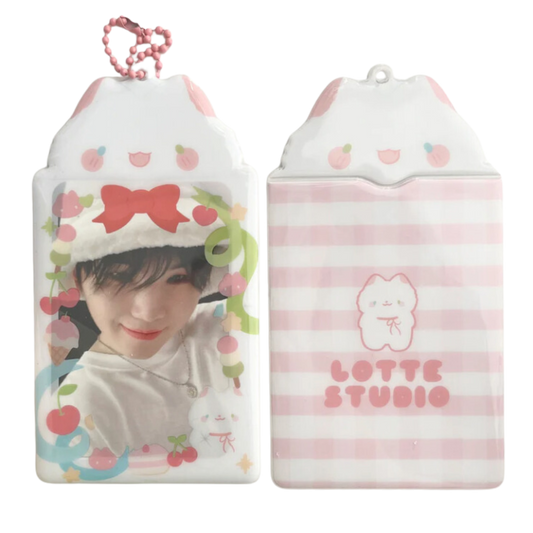 White Kitty Photocard Holder