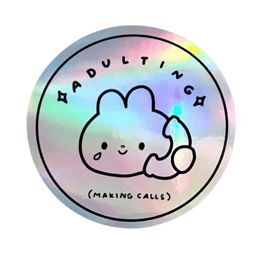 Making Calls Holo Vinyl Sticker