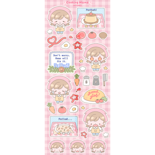 Cooking Mama Sticker Sheet