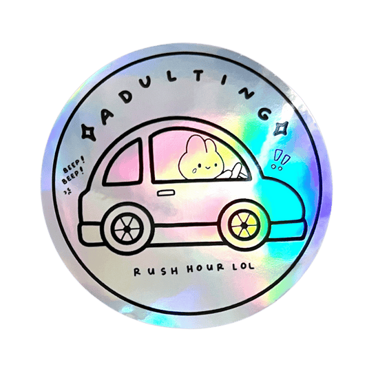 Rush Hour Holo Vinyl Sticker