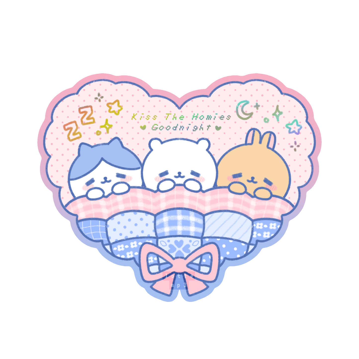 Chiikawa Bedtime Vinyl Sticker