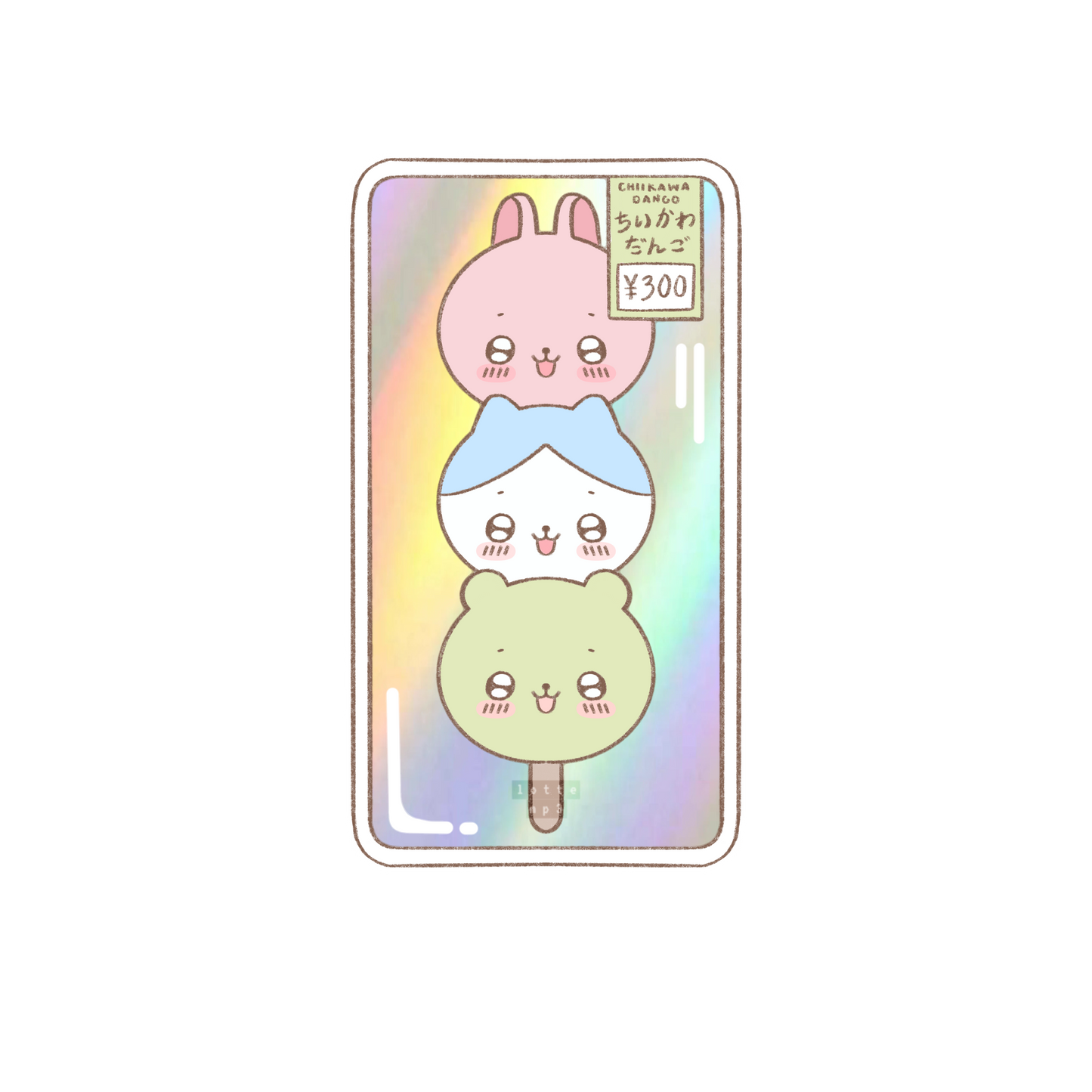 Chiikawa Dango Vinyl Sticker