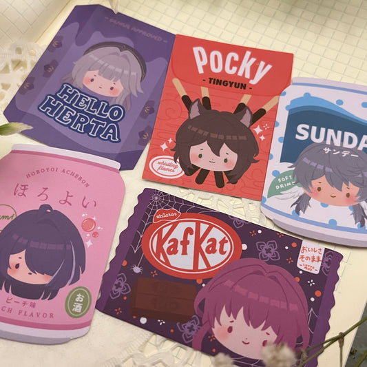 Honkai Star Rail Snack Stickers