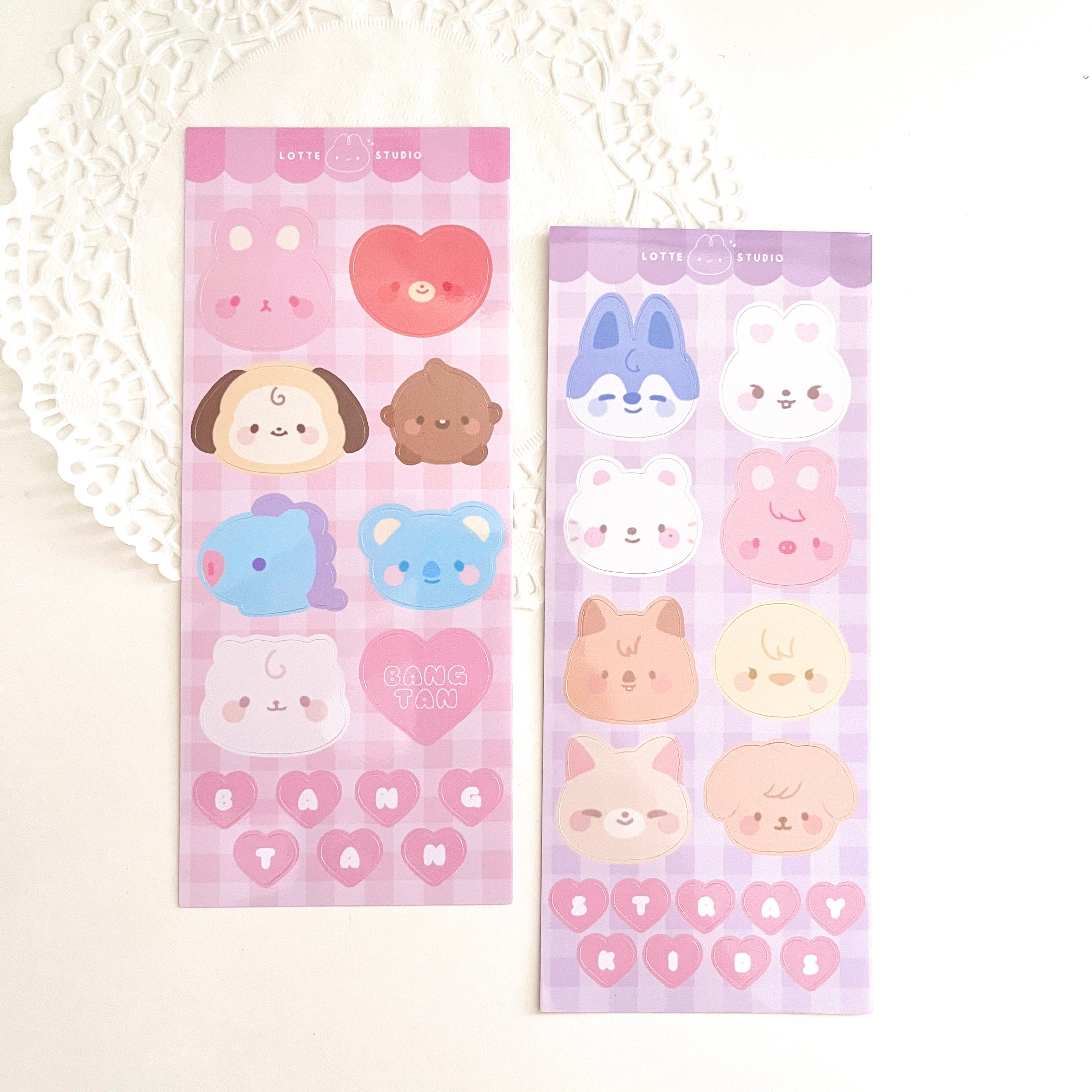 Skzoo Bt21 Large Deco Sheet – Lotte Studio