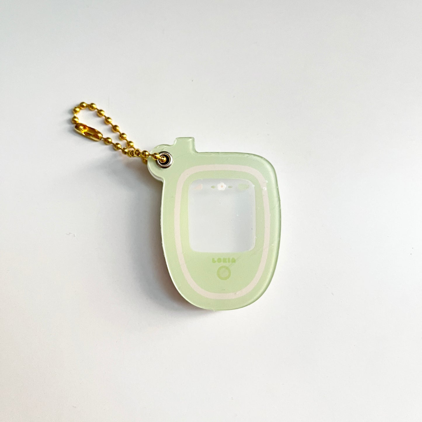 Matcha Cell Phone Photo Keychain