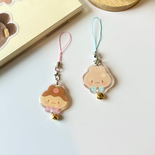 Purin x Butter Bell Charms
