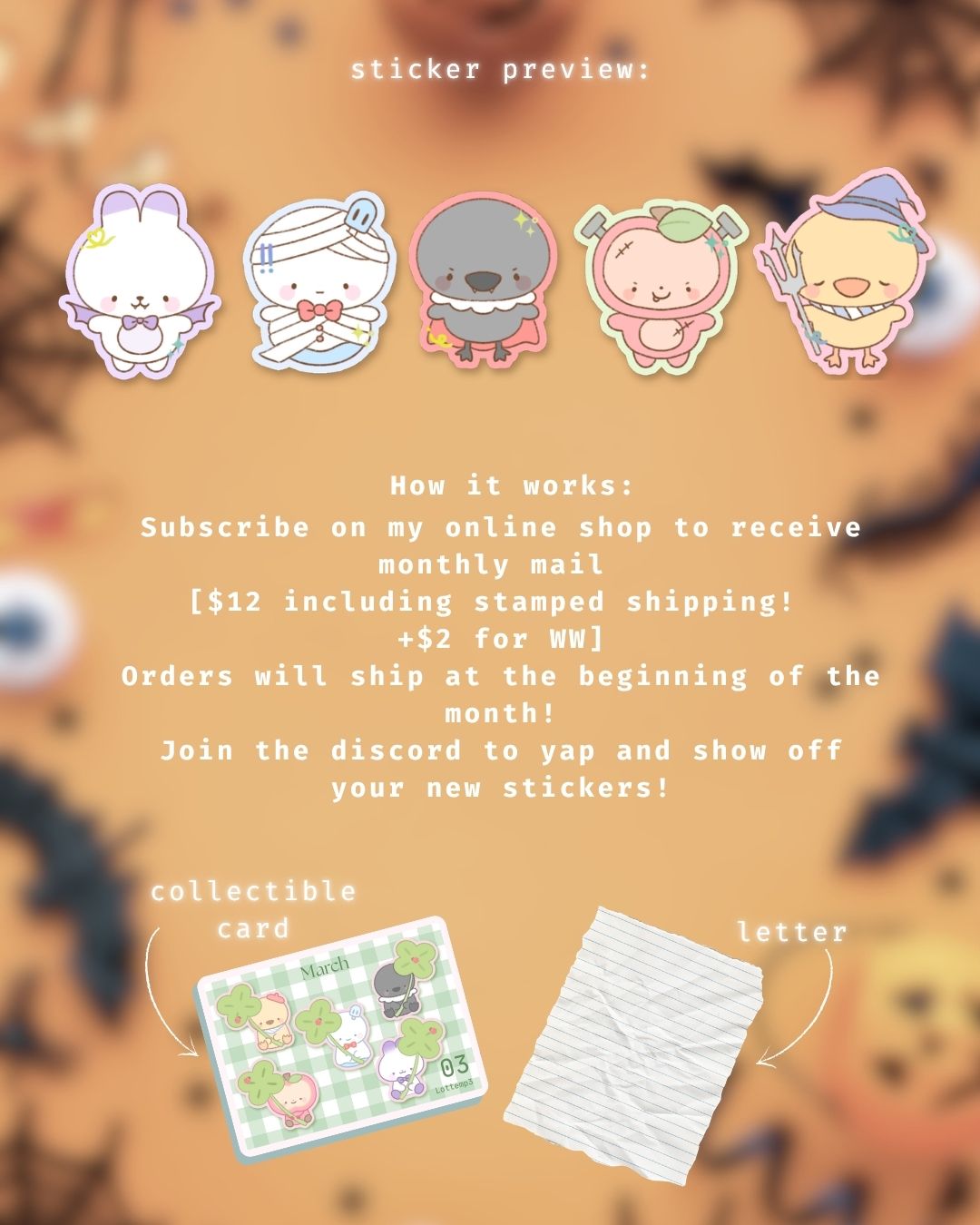 LADS Monthly Sticker Club USA