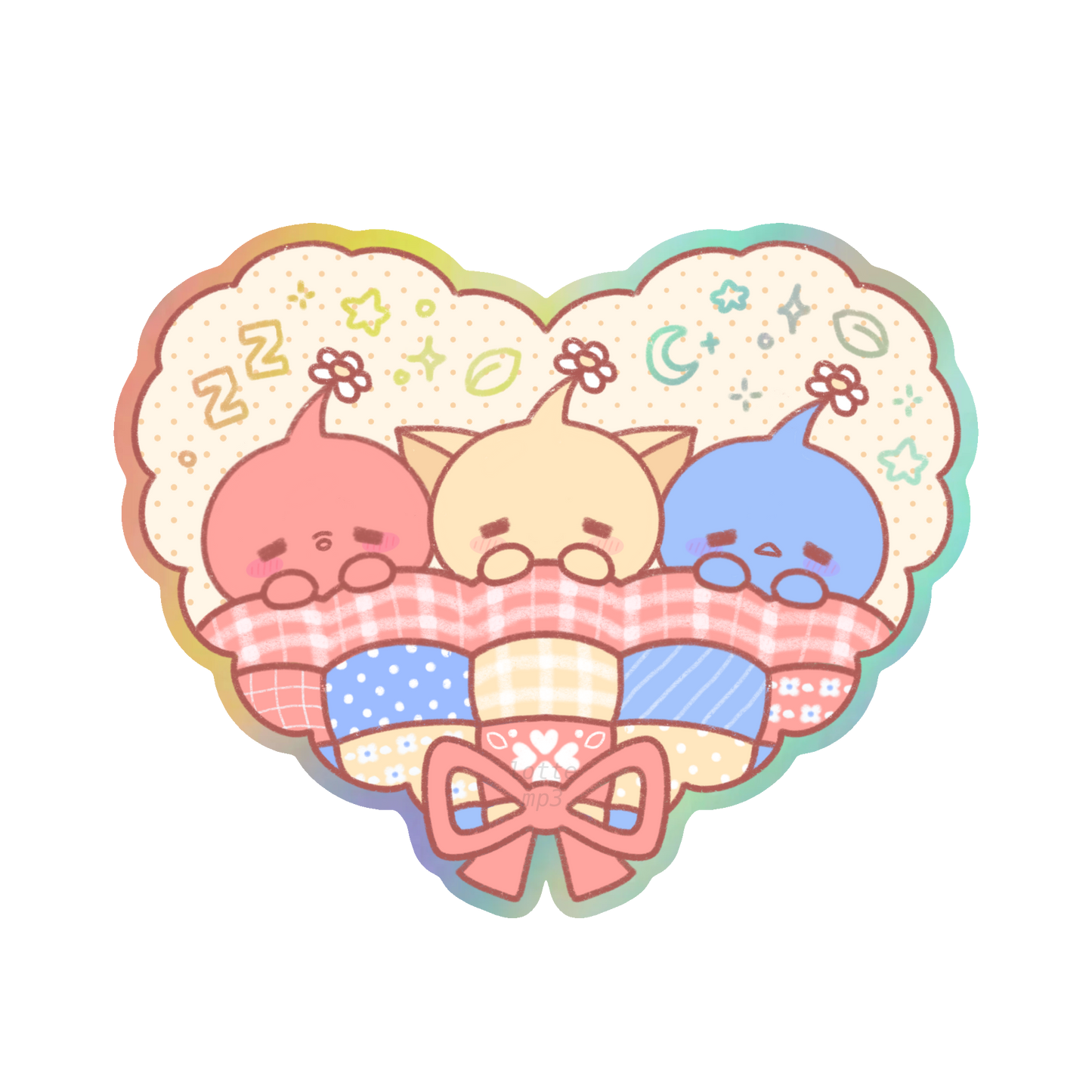 Pikmin Sleepy Vinyl Sticker