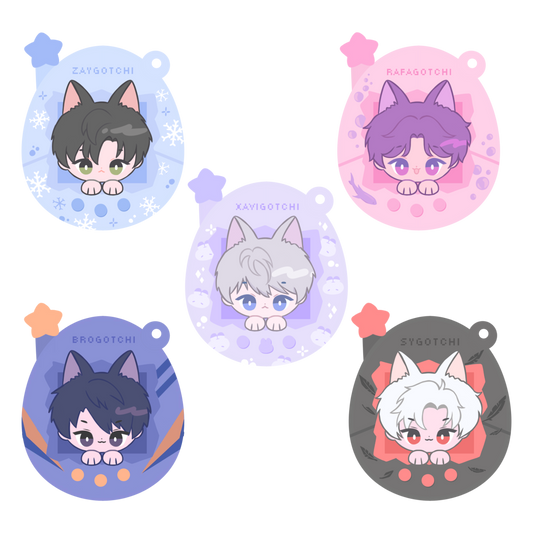 Love and Deep Space Tamagotchi Charms