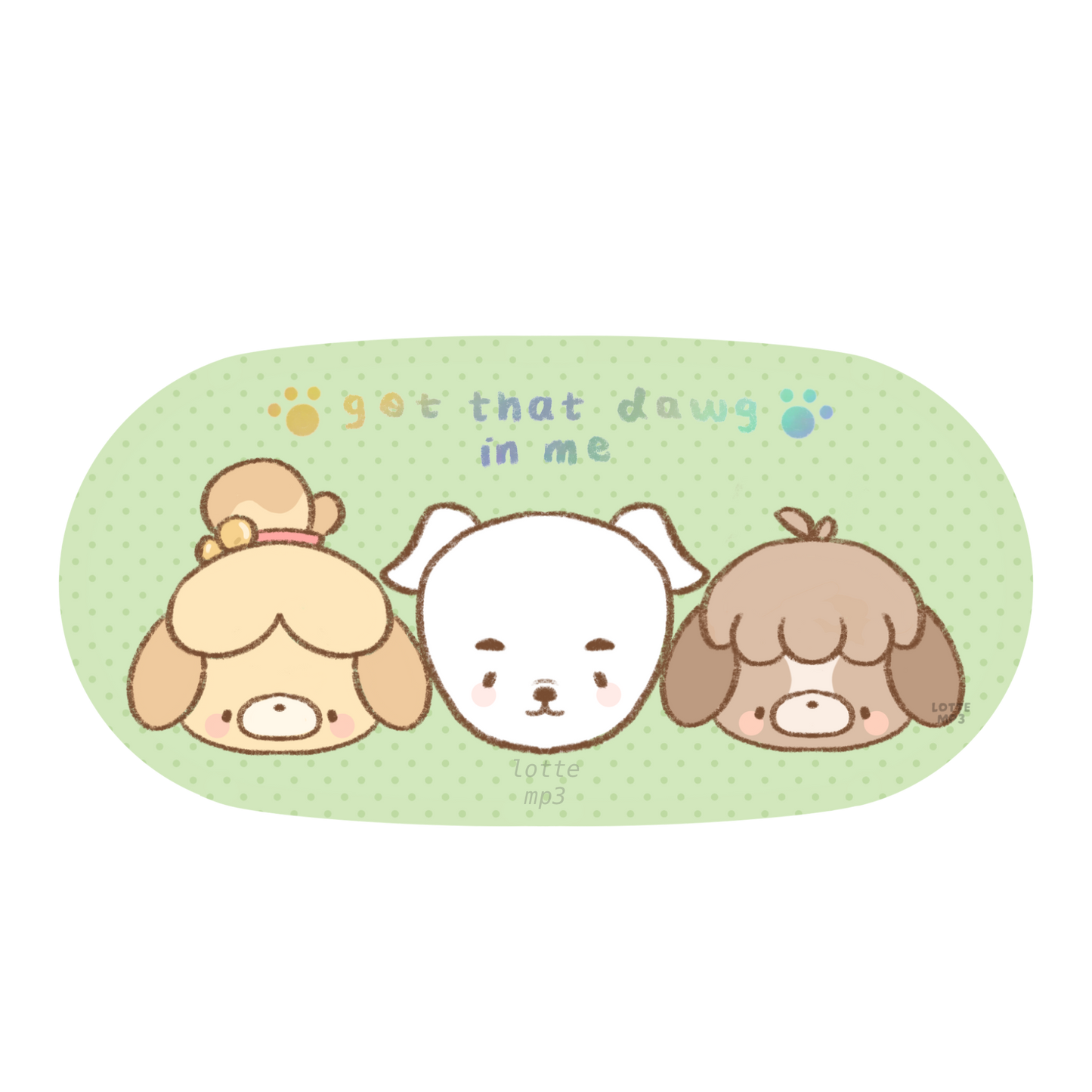 ACNH Got That Dawg Vinyl Sticker