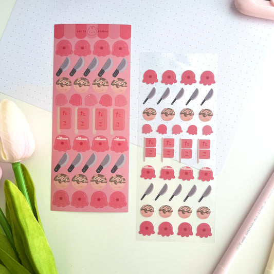 Takoyaki Deco Sticker Sheet