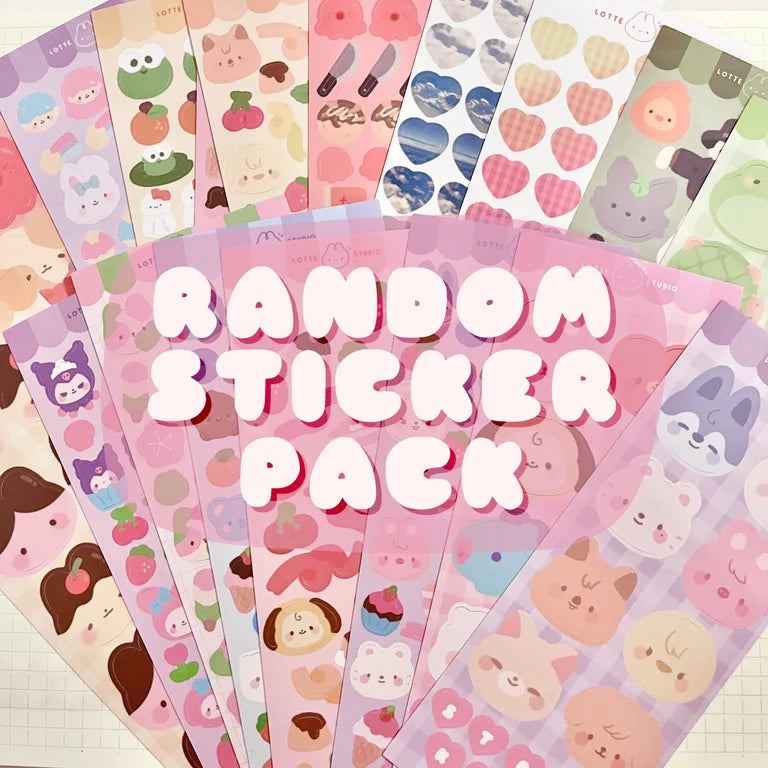 Random Sticker Sheet Pack